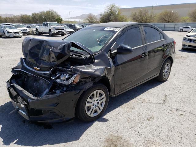 1G1JB5SH7H4147301 - 2017 CHEVROLET SONIC LS BLACK photo 1