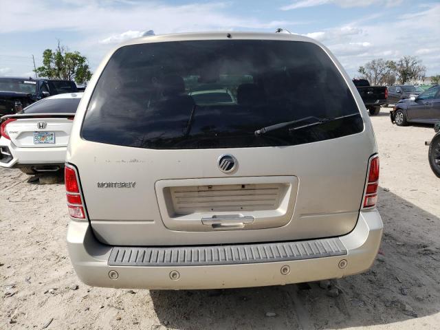 2MRDA22206BJ00810 - 2006 MERCURY MONTEREY LUXURY BEIGE photo 6