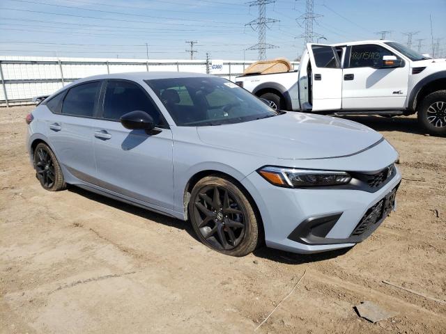 19XFL2H85NE015468 - 2022 HONDA CIVIC SPORT 灰色 照片 4