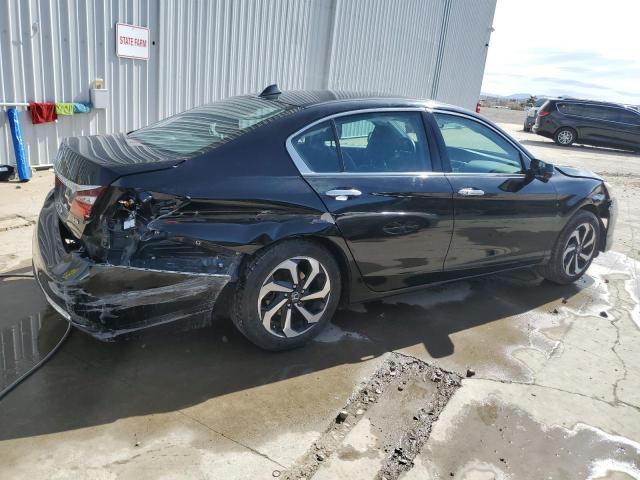 1HGCR3F07GA007853 - 2016 HONDA ACCORD EXL BLACK photo 3