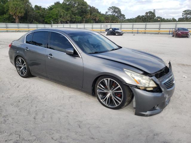 JN1CV6AP6AM400364 - 2010 INFINITI G37 BASE GRAY photo 4