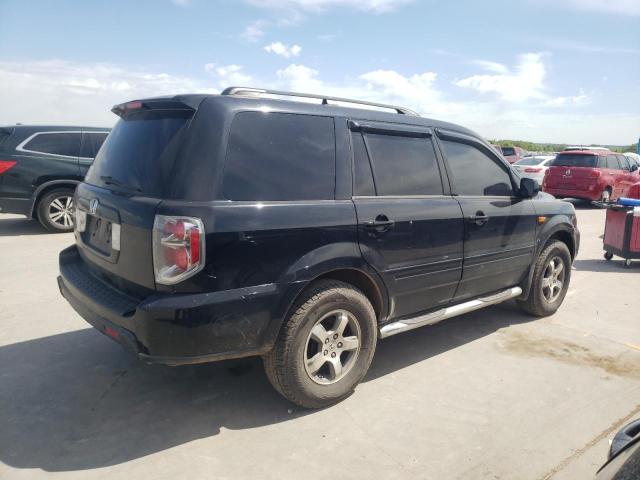 5FNYF28517B039866 - 2007 HONDA PILOT EXL BLACK photo 3