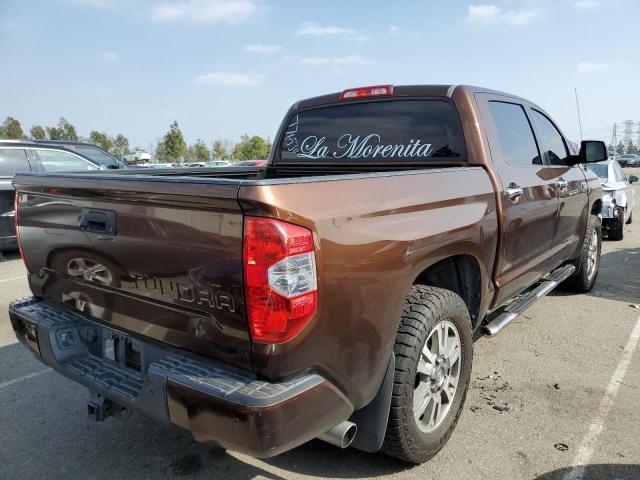 5TFGY5F12EX155250 - 2014 TOYOTA TUNDRA CREWMAX PLATINUM Braun Foto 3