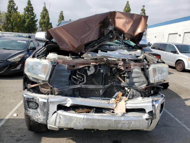 5TFGY5F12EX155250 - 2014 TOYOTA TUNDRA CREWMAX PLATINUM BROWN photo 5