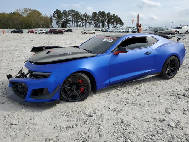 1G1FJ1R69K0104552 - 2019 CHEVROLET CAMARO ZL1 蓝色 照片 1