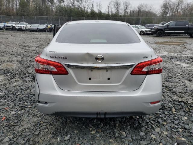 3N1AB7AP3FL654217 - 2015 NISSAN SENTRA S SILVER photo 6