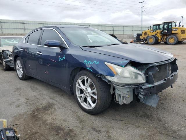 1N4AA5AP7CC822801 - 2012 NISSAN MAXIMA S BLUE photo 4