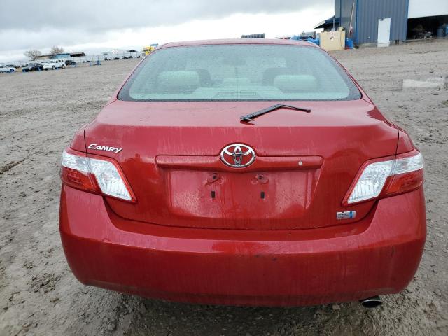 JTNBB46K973040441 - 2007 TOYOTA CAMRY HYBRID MAROON photo 6