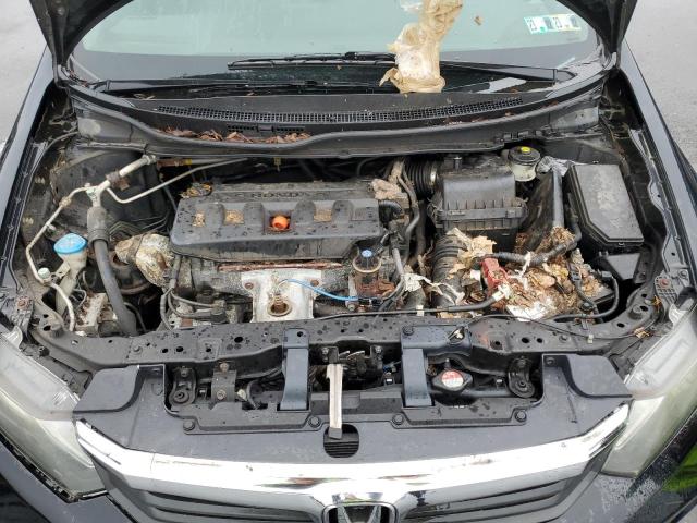2HGFB2F96CH545868 - 2012 HONDA CIVIC EXL შავი ფოტო 11