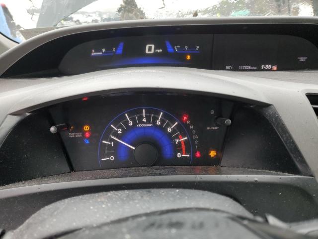 2HGFB2F96CH545868 - 2012 HONDA CIVIC EXL შავი ფოტო 9