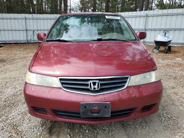 5FNRL18814B090216 - 2004 HONDA ODYSSEY EX BURGUNDY photo 5