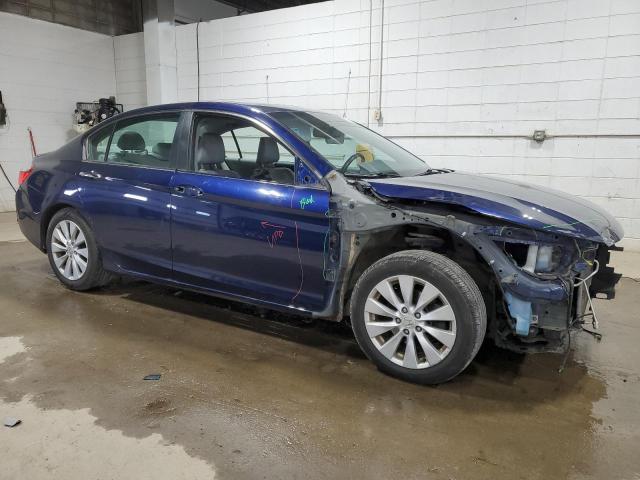 1HGCR2F87EA188353 - 2014 HONDA ACCORD EXL BLUE photo 4