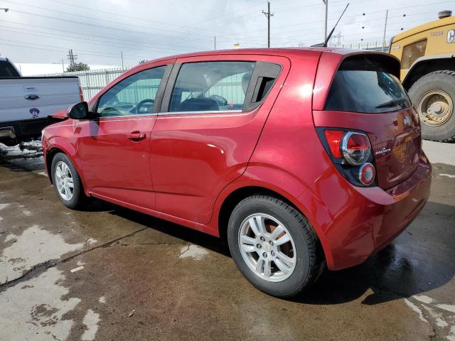 1G1JC6SH1C4147130 - 2012 CHEVROLET SONIC LT RED photo 2