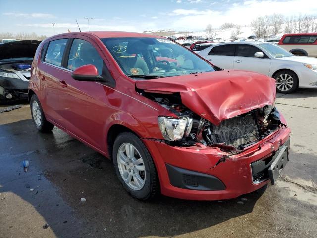 1G1JC6SH1C4147130 - 2012 CHEVROLET SONIC LT RED photo 4