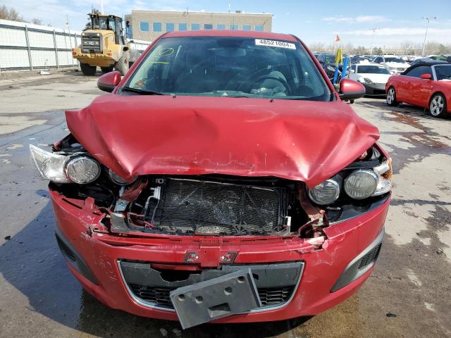 1G1JC6SH1C4147130 - 2012 CHEVROLET SONIC LT RED photo 5