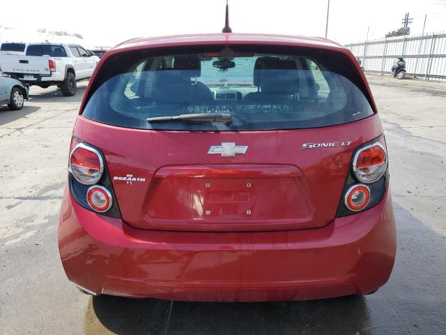 1G1JC6SH1C4147130 - 2012 CHEVROLET SONIC LT RED photo 6