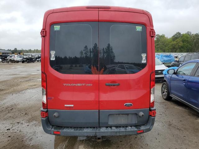 1FTNR2CGXFKA00875 - 2015 FORD TRANSIT T-250 RED photo 6