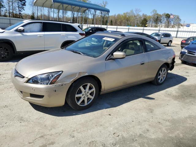 1HGCM82663A026085 - 2003 HONDA ACCORD EX BEIGE photo 1