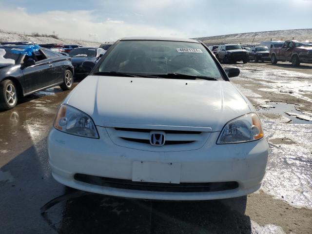 1HGEM21561L041587 - 2001 HONDA CIVIC LX WHITE photo 5