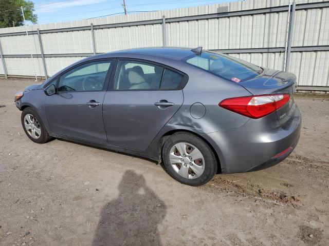 KNAFX4A63G5571721 - 2016 KIA FORTE LX SILVER photo 2