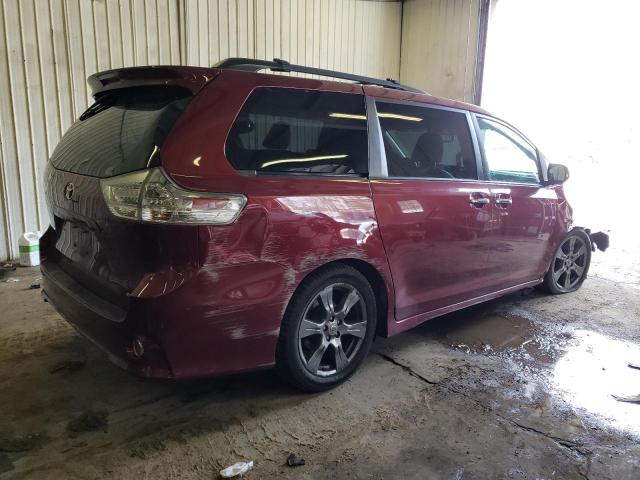 5TDXZ3DC9HS884541 - 2017 TOYOTA SIENNA SE RED photo 3