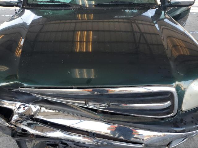 5TBRN34152S261047 - 2002 TOYOTA TUNDRA ACCESS CAB SR5 GREEN photo 11