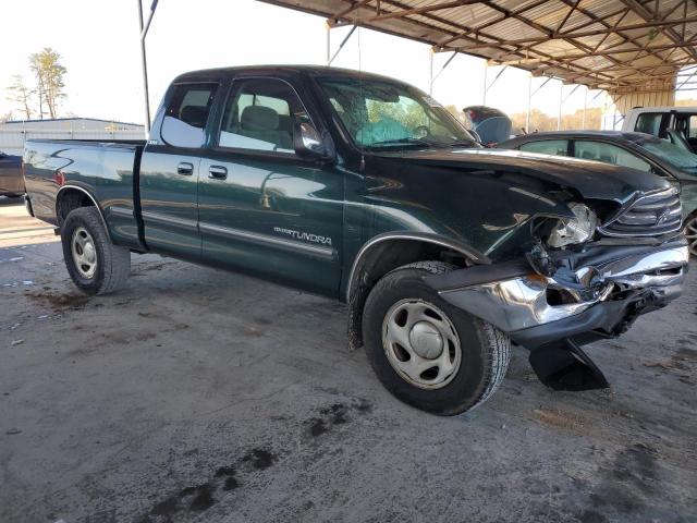 5TBRN34152S261047 - 2002 TOYOTA TUNDRA ACCESS CAB SR5 GREEN photo 4