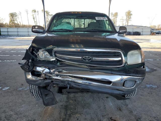 5TBRN34152S261047 - 2002 TOYOTA TUNDRA ACCESS CAB SR5 GREEN photo 5
