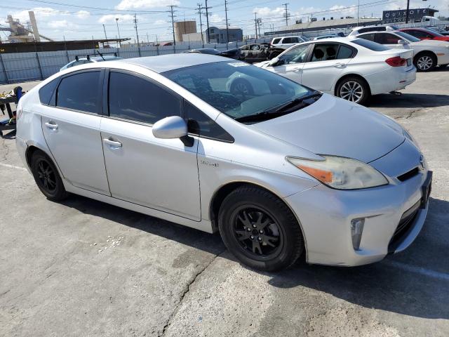 JTDKN3DU3C1552731 - 2012 TOYOTA PRIUS SILVER photo 4