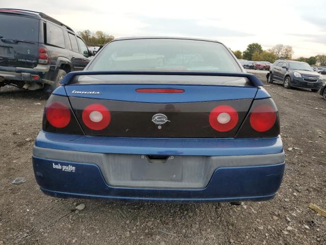 2G1WF52E049334399 - 2004 CHEVROLET IMPALA BLUE photo 6