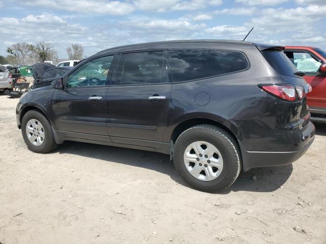 1GNKRFKD9FJ230390 - 2015 CHEVROLET TRAVERSE LS GRAY photo 2