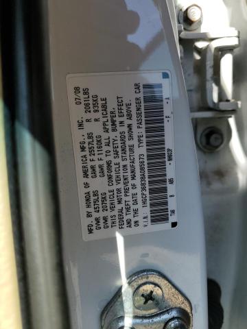 1HGCP36838A085673 - 2008 HONDA ACCORD EXL WHITE photo 13