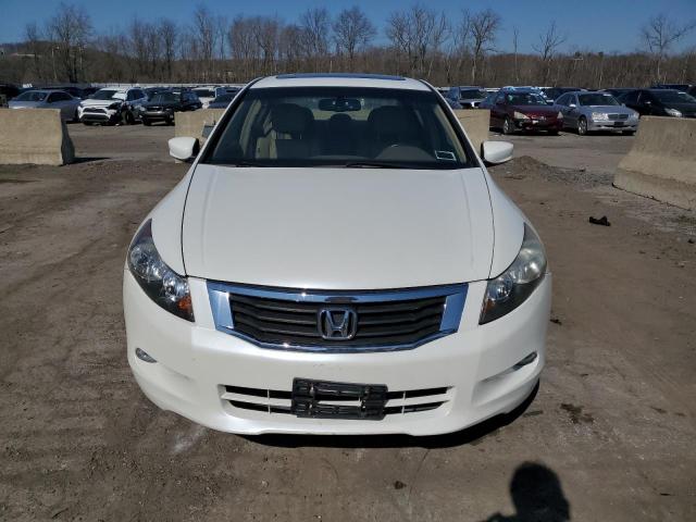 1HGCP36838A085673 - 2008 HONDA ACCORD EXL WHITE photo 5