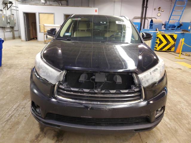 5TDDKRFH7GS245396 - 2016 TOYOTA HIGHLANDER LIMITED BLACK photo 5