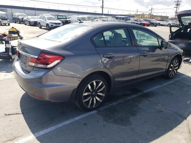 2HGFB2F90FH520808 - 2015 HONDA CIVIC EXL GRAY photo 3