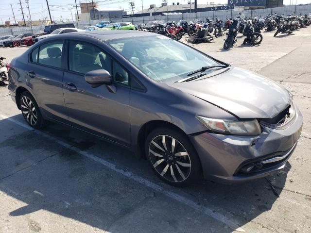 2HGFB2F90FH520808 - 2015 HONDA CIVIC EXL GRAY photo 4