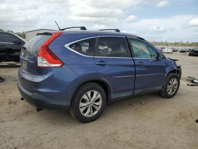 2HKRM4H56DH648504 - 2013 HONDA CR-V EX BLUE photo 3