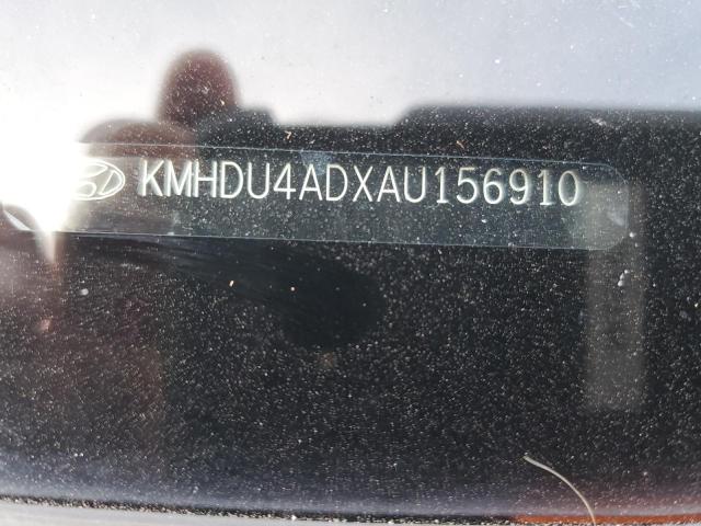 KMHDU4ADXAU156910 - 2010 HYUNDAI ELANTRA BLUE BLUE photo 12