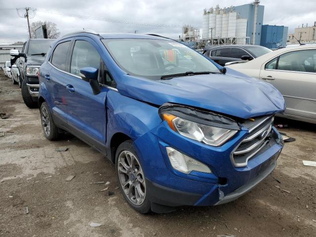 MAJ3P1VE1JC202791 - 2018 FORD ECOSPORT TITANIUM BLUE photo 4