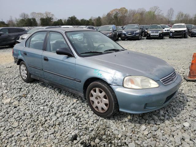 1HGEJ667XYL019824 - 2000 HONDA CIVIC LX BLUE photo 4