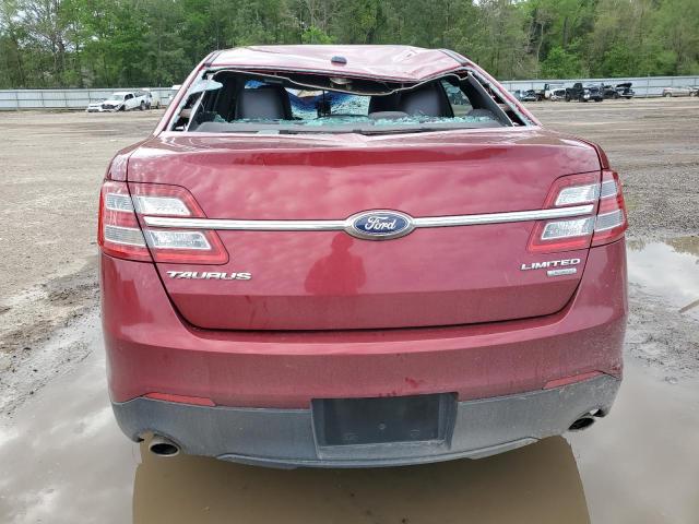 1FAHP2F98GG146346 - 2016 FORD TAURUS LIMITED RED photo 6
