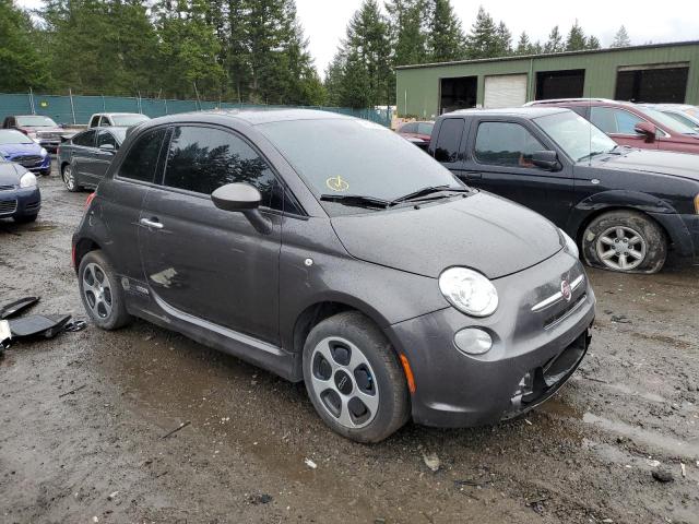 3C3CFFGEXFT726027 - 2015 FIAT 500 ELECTRIC GRAY photo 4