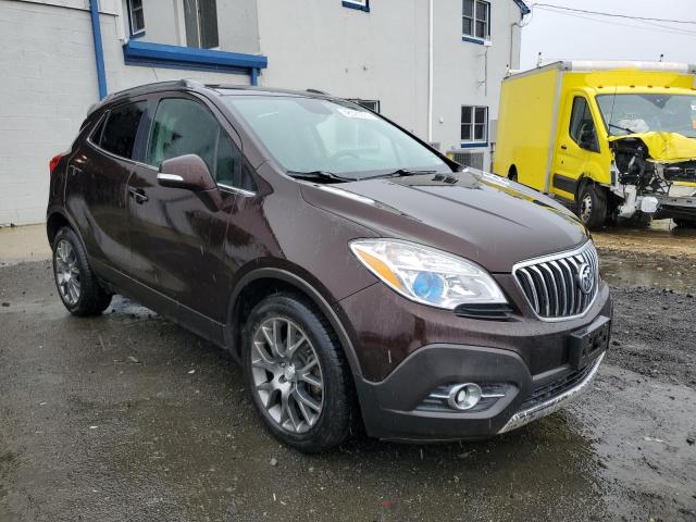 KL4CJ2SMXGB557657 - 2016 BUICK ENCORE SPORT TOURING BURGUNDY photo 4