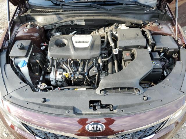 5XXGU4L11LG407956 - 2020 KIA OPTIMA EX BURGUNDY photo 11