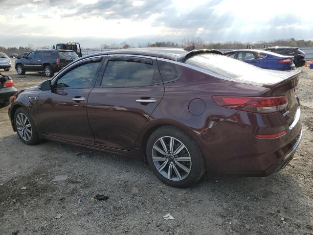 5XXGU4L11LG407956 - 2020 KIA OPTIMA EX BURGUNDY photo 2