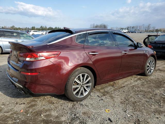 5XXGU4L11LG407956 - 2020 KIA OPTIMA EX BURGUNDY photo 3