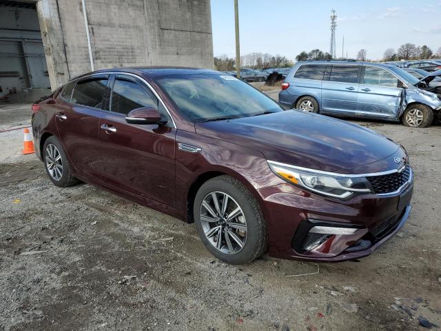 5XXGU4L11LG407956 - 2020 KIA OPTIMA EX BURGUNDY photo 4