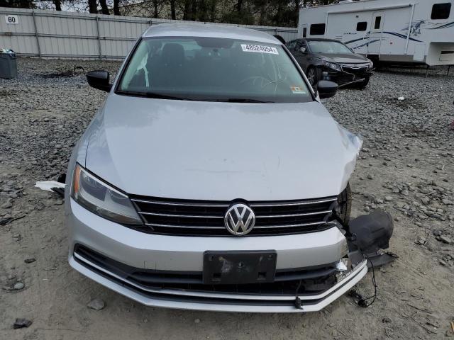 3VW2K7AJ0FM352548 - 2015 VOLKSWAGEN JETTA BASE SILVER photo 5