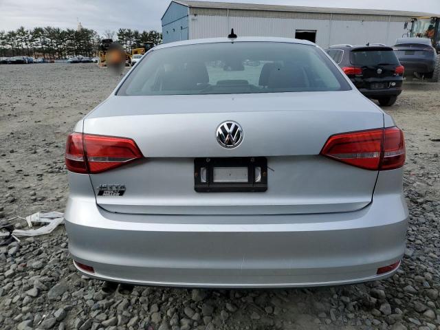 3VW2K7AJ0FM352548 - 2015 VOLKSWAGEN JETTA BASE SILVER photo 6