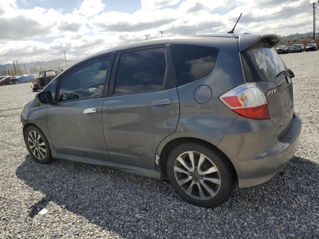 JHMGE8H69DC003098 - 2013 HONDA FIT SPORT GRAY photo 2